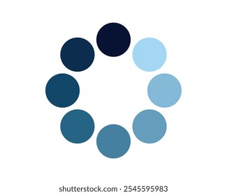 Loading bar status icon. Vector illustration. Vector loaded icons. Download progress. Donload or Upload.