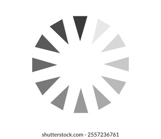 Loading bar status icon. Vector illustration. Vector loaded icons. Download progress. Donload or Upload.