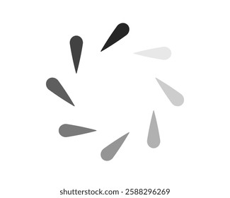 Loading bar status icon. Vector illustration. Vector loaded icons. Download progress. Donload or Upload.