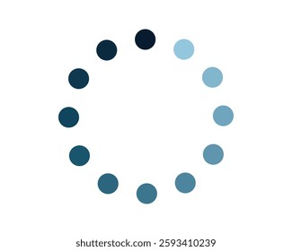 Loading bar status icon. Vector illustration. Vector loaded icons. Download progress. Donload or Upload.