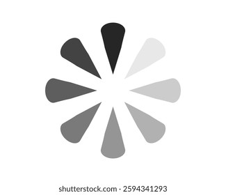 Loading bar status icon. Vector illustration. Vector loaded icons. Download progress. Donload or Upload.