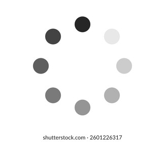 Loading bar status icon. Vector illustration. Vector loaded icons. Download progress. Donload or Upload.