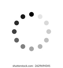 Het symbool van de laadbalk van de website. website laadbalk vectorpictogramset. Voortgangspictogram van de laadbalk instellen, Circle-laderverzameling. Beladingsstatus, Geïsoleerd laden