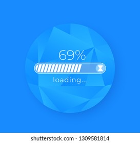loading bar, vector