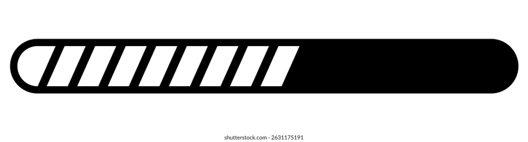 Loading bar vector. Loading bar