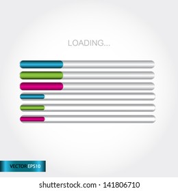  loading bars and spinner