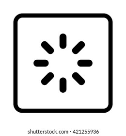 Loading -  black vector icon
