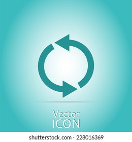 Loading and buffering icon. Flat style. Made in vector