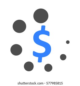 Loading. Business icon on a white background
