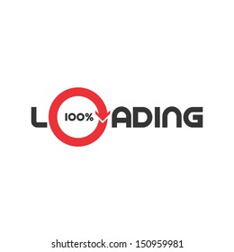 loading circle arrow sign