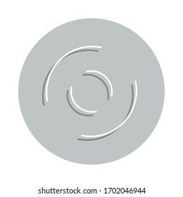 loading circles badge icon. Simple glyph, flat vector of Loader icons for ui and ux, website or mobile application
