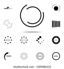loading circles  icon. Loader icons universal set for web and mobile