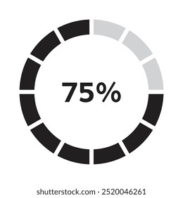 Loading circles ilustration vector design, loading indicator