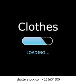 Loading Clothes Illustration