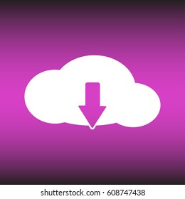 loading cloud web icon