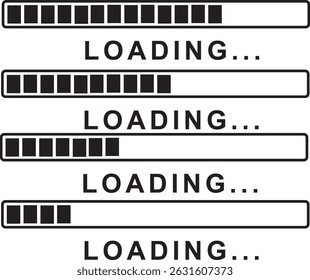 LOADING COLOR RED GREEN BLACK WAITING