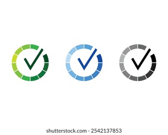 carregando vetor de design de ícone da barra de progresso concluído em plano de fundo transparente