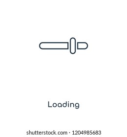 Loading concept line icon. Linear Loading concept outline symbol design. This simple element illustration can be used for web and mobile UI/UX.