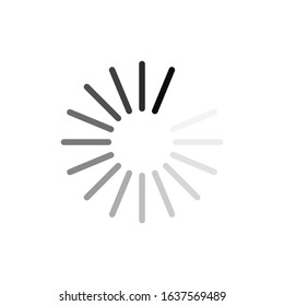 loading or countdown icon vector. perfect loading or countdown  vector - symbol. web design and mobile design. premium quality element-vector.