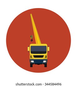 
Loading Crane Colored Vector Icon
