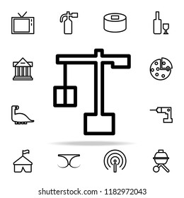 loading crane icon. web icons universal set for web and mobile