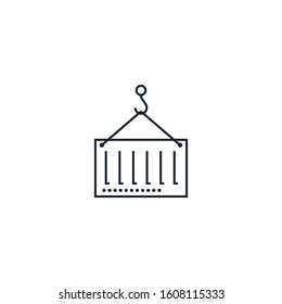 loading creative icon. From Delivery icons collection. Isolated loading sign on white background