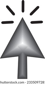 loading cursor arrow icon vector