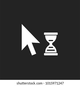 Loading Cursor Pointer Icon Vector