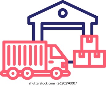 Carregando Ilustração de Vetor de Cor de Ícone de Encaixe