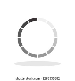 Loading / Download icon in trendy flat style. Vector Illustration EPS 10.