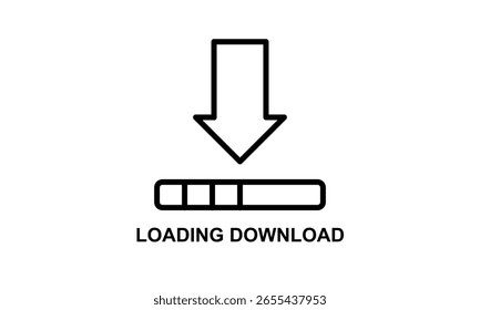 Loading Download Vector Icon Isolated On White Background