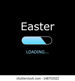 LOADING Easter Illustration