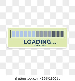 loading icon background sticker illustration