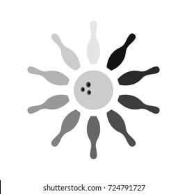 Loading icon bowling.