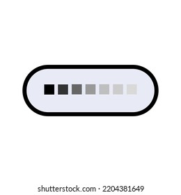 Loading Icon. Data Processed, In Progress Symbol. Applied for Design Element, Presentation, Website or Apps.