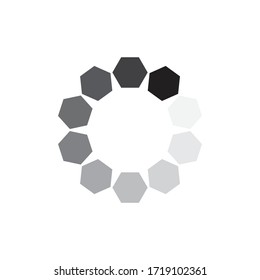 Cargando diseño de icono aislado en fondo blanco