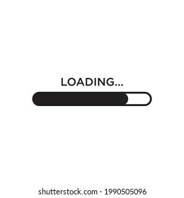 Loading icon design isolated on white background