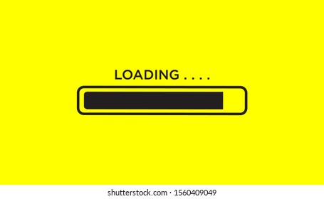 Loading icon flat design. vector illustration