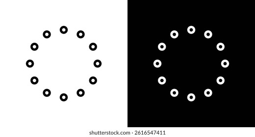 Loading icon icons and symbol set. trendy illustration