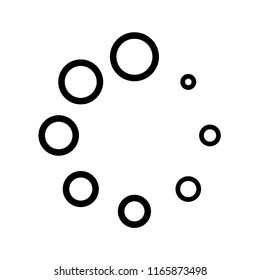 Loading icon, isolated on white background
