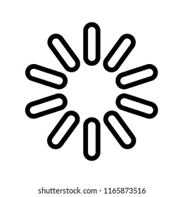 Loading icon, isolated on white background
