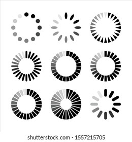Loading icon isolated on white background.
