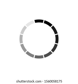 Loading icon isolated on white background. Vector illustration. EPS10