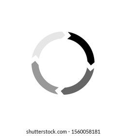 Loading icon isolated on white background. Vector illustration. EPS10