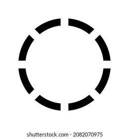Cargando icono aislado en fondo blanco