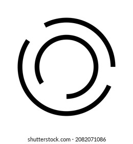 Loading icon isolated on white background