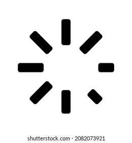 Loading icon isolated on white background