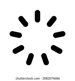 Loading icon isolated on white background