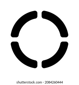 Loading icon isolated on white background