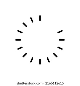 loading icon isolated on white background